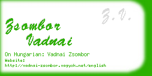 zsombor vadnai business card